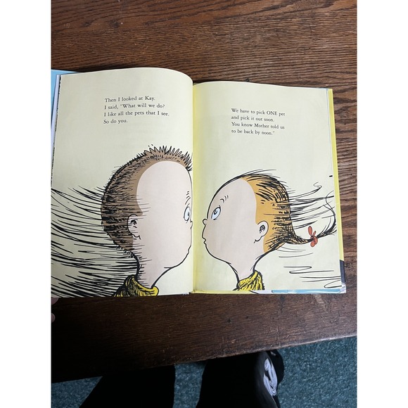 What Pet should I get? Dr. Seuss large oversize beginner hardcover book #1 - Picture 3 of 3
